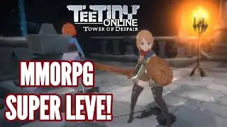 SAIU! NOVO MMORPG SUPER LEVE COM GR&Aacute;FICOS INCR&Iacute;VEIS | TEETINY ONLINE OPEN WORLD BETA | GAMEPLAY BR