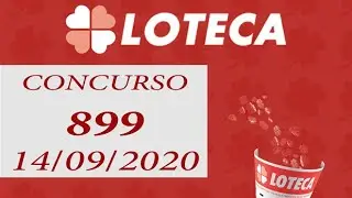 Resultado da Loteca &ndash; Loteca 899 &ndash; 14/09/2020