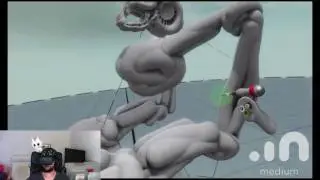 The Medium VR sculpting app first fry