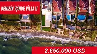 Büyükçekmece'de Denizin İçinde Ultra Lüks Villa