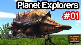 #01 - Planet Explorers [Let's Play] [Voxel based game!] [Alpha]