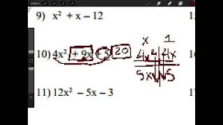 box method 4 factoring yay !