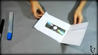 How To Make Paper CD COVER - كيف تصنع حافظة أسطوانات ورقية