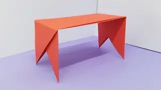 How to make Paper Table - Origami Table easy making tutorial