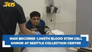 Man becomes 1,000th blood stem cell donor at Be The Match's Seattle Collection Center