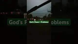 Peace is not the absence of problems, it&rsquo;s the presence of God.
