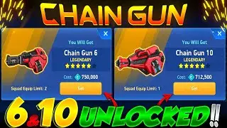 FINALLY BOUGHT CHAIN GUN 6 & 10!! 😳🔓 || MECH ARENA || HRG ||