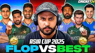 RCB's lowest IPL score in Danger 💀 ASIA CUP 🏆 FLOP vs BEST XI - Cricket 24