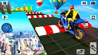 Bike Impossible Tracks Race: 3D Motorcycle Stunts - Android Gameplay