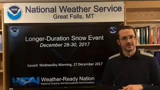 NWS Great Falls Winter Storm Update - 27 December 2017