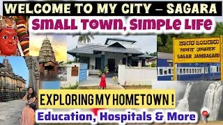 Finally Revealing Where Eesha Home Is! Exploring My Hometown – Sagara, Karnataka| Full City Tour | 