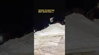 Пытаюсь найти лучший снежный сугроб для сноубординга! 🏂 #шорты