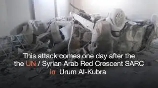 An airstrike killed 4 medical workers in the ambulance system belongs to UOSSM in rural Aleppo