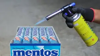 Flame Gun / Gas Torch VS Mentos | Amazing Experiment you have to see | Satisfying Videos ASMR
