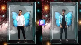 Butterfly Glass Concept Photo Editing | Picsart Manipulation Tutorial - Pixxo Edits
