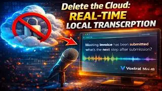 Delete the Cloud: Real-Time Local Transcription (Voxtral Mini 4B) 🎙️