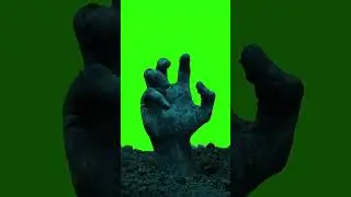 Zombie Is Back Green Screen