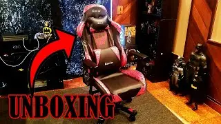 UNBOXING MY NEW PEWDIEPIE LED CLUTCH CHAIR