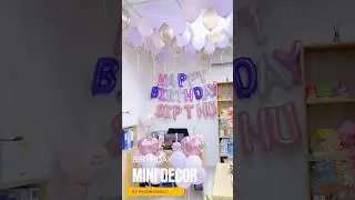 Tiệc sinh nhật bất ngờ cho sếp y&ecirc;u 🤭#CraftAndMore #phuongsmall #byphuongsmall #artist #balloon