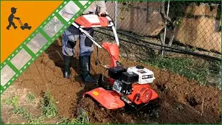 Motozappa GeoTech PGT 900 con motore a scoppio 7 HP: come funziona la motozappa a ruote pneumatiche