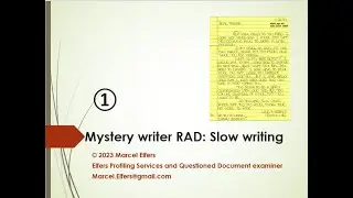 slow writing