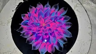 Как использовать готовые краски для заливки для георгина, выращенного методом Spoon-Swipe