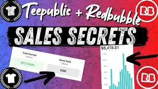 Redbubble & Teepublic Secrets To More Sales