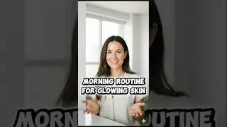 Get Glowing Skin with This Morning Routine! ✨💚 #shorts