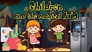 Children and the magical ATM.