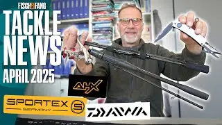 Neues Angelger&auml;t von Sportex, Daiwa und ein AHX-Anglermesser! Tackle News April 2025! 🆕