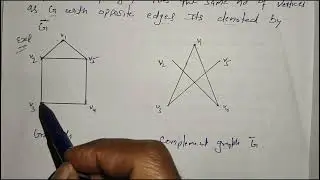 Complement of graph 