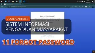 11 Forgot Password - Sistem Informasi Pengaduan Masyarakat