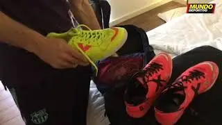 Sergio Lozano (Bar&ccedil;a f&uacute;tbol sala) nos ense&ntilde;a lo que lleva en su bolsa