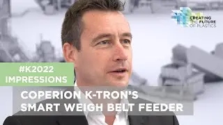 K 2022 | Coperion Shows its Smart Weigh Belt Feeder SWB for Recycling Applications