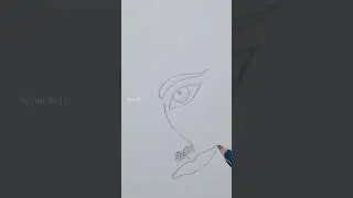 Girl Drawing Tutorial #shorts #girldrawingeasy