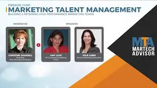 Marketing Talent Management Fireside Chat | Part 1