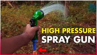 High Pressure Garden Sprayer Gun | How to connect sprayer to pipe | Irrigation System