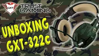UNBOXING Cuffie Trust GXT - 322C