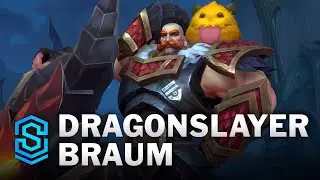 Dragonslayer Braum Wild Rift Skin Spotlight
