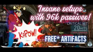 Classic Flash, DCU Superman, Scorpion, BWTD & LoA with 96k passives! | Injustice 2 Mobile