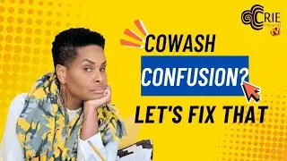Co-Wash confusion💧✨How Cowash actually works. Ft. Crie Natural Moist Hair Hydrating #CoWash