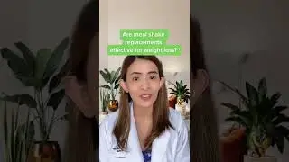 are meal shake replacements effective for weight loss? #weightloss #dietitian #diet #nutritiontips