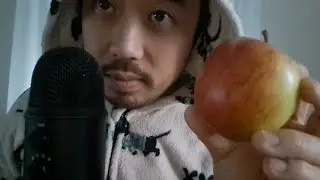 ЗВУКИ ЕДЫ НА НЕМЕЦКОМ ЯЗЫКЕ ASMR - ЯБЛОКО