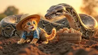 Kitten vs Snake: Will It Survive? 🙀🐍