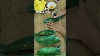 DIY Mango Leaf Thoranam Ideas For Festivals 🌿#Thoran Ideas#Shorts#Mango Leaves Thoranam#Yt Shorts