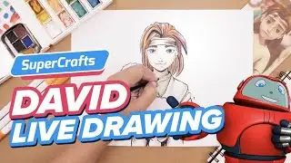 SuperCrafts: David Live Drawing
