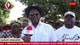Mapostori and Mazion for ED Mobilise Members to Join ZANU PF Ahead of Zanu Pf 2026 National Cell Day