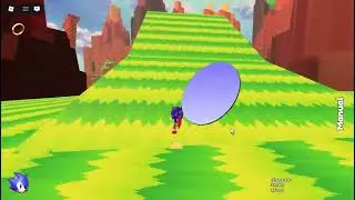 Jugando un juego de Sonic :D