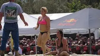 Coleslaw Wrestling At Sopotnick's Cabbage Patch Bar Daytona Bike Week 2016