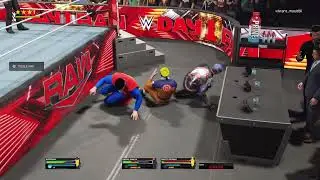 WWE 2K25 universe war fight #2
